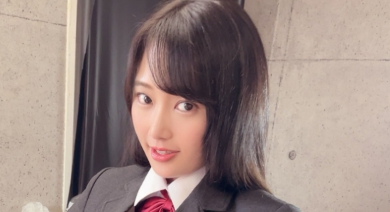 相坂すみれ 黒タイツなプリスカ制服画像