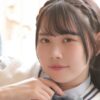 篠見星奈 白ハイソックスと白ベストのプリスカ制服画像