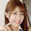吉沢梨亜 白ソックスな紺色プリスカ制服画像
