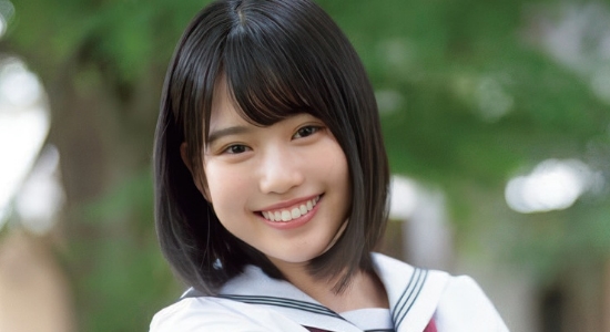 増田三莉音 紺色ソックスなセーラー服画像