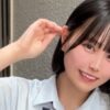 鎌房祐衣 紺色ハイソックスなプリスカ制服画像