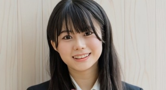 冨永実里 紺色ソックスなプリスカ制服画像