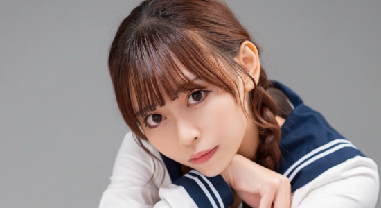 双葉りせ 黒ニーハイなセーラー服画像