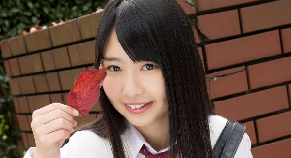 源結菜 紺色ハイソックスなプリスカ制服画像