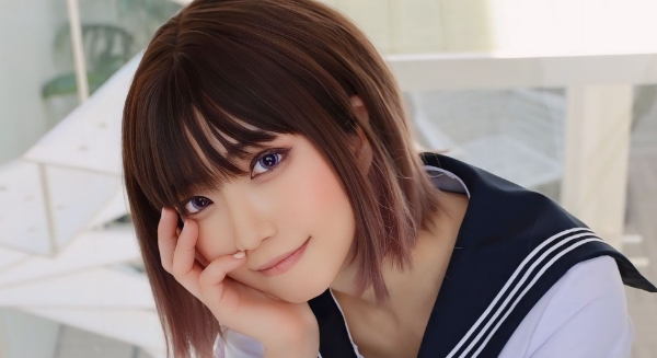 美里千明 紺色ソックスなセーラー服画像